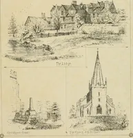 An illustration from Architectural sketches, ecclesiastical, secular, and domestic, in Worcestershire and its borders, with historical and descriptive notes (1862)