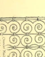 Picture 1 of 9 from Architectural wrought-iron, ancient and modern; a compilation of examples from various sources of German, Swiss, Italian, French, English and American iron-work from mediaeval times down to the present day (1888), leaf 25