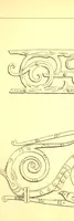 An illustration from Architectural wrought-iron, ancient and modern; a compilation of examples from various sources of German, Swiss, Italian, French, English and American iron-work from mediaeval times down to the present day (1888)