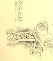 Picture 8 of 9 from Architectural wrought-iron, ancient and modern; a compilation of examples from various sources of German, Swiss, Italian, French, English and American iron-work from mediaeval times down to the present day (1888), leaf 90