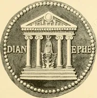 An illustration from Architectura numismatica; or, Architectural medals of classic antiquity: illustrated and explained by comparison with the monuments and the descriptions of ancient authors, and copious text. One hundred lithographs and woodcuts (1859)