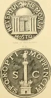 Picture 58 of 107 from Architectura numismatica; or, Architectural medals of classic antiquity: illustrated and explained by comparison with the monuments and the descriptions of ancient authors, and copious text. One hundred lithographs and woodcuts (1859), leaf 284