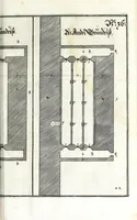 An illustration from Architectura vniversalis, das ist, Von Kriegs, Statt- vnd Wasser Gebäwen ... : auss eigener experientza vnd viel-Jähriger Observation zusamen getragen, beschreiben, vnd mit 60. Kupfferstucken vorgebildet vnd delinirt (1635)