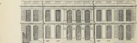 An illustration from Architecture, décoration et ameublement pendant le dix-huitième siècle, Régence - Louis XV. Symétrie et asymétrie proportions légères et courbes capricieuses (1900)