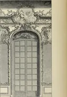An illustration from Architecture, décoration et ameublement pendant le dix-huitième siècle, Régence - Louis XV. Symétrie et asymétrie proportions légères et courbes capricieuses (1900)