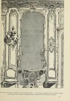 An illustration from Architecture, décoration et ameublement pendant le dix-huitième siècle, Régence - Louis XV. Symétrie et asymétrie proportions légères et courbes capricieuses (1900)