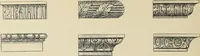 An illustration from Architecture, décoration et ameublement pendant le dix-huitième siècle, Régence - Louis XV. Symétrie et asymétrie proportions légères et courbes capricieuses (1900)