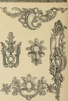 An illustration from Architecture, décoration et ameublement pendant le dix-huitième siècle, Régence - Louis XV. Symétrie et asymétrie proportions légères et courbes capricieuses (1900)