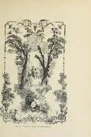 An illustration from Architecture, décoration et ameublement pendant le dix-huitième siècle, Régence - Louis XV. Symétrie et asymétrie proportions légères et courbes capricieuses (1900)