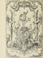 An illustration from Architecture, décoration et ameublement pendant le dix-huitième siècle, Régence - Louis XV. Symétrie et asymétrie proportions légères et courbes capricieuses (1900)