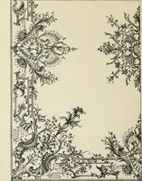 An illustration from Architecture, décoration et ameublement pendant le dix-huitième siècle, Régence - Louis XV. Symétrie et asymétrie proportions légères et courbes capricieuses (1900)