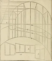 An illustration from Architecture de Philibert de l'Orme ... : uure entiere contenant onze livres, augmentée de deux, & autres figures non encores veuës, tant pour desseins qu'ornemens de maisons : avec vne belle inuention pour bien bastir, & à petits fraiz .. (1626)