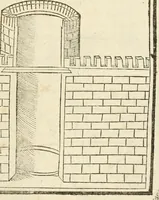 An illustration from Architecture de Philibert de l'Orme ... : uure entiere contenant onze livres, augmentée de deux, & autres figures non encores veuës, tant pour desseins qu'ornemens de maisons : avec vne belle inuention pour bien bastir, & à petits fraiz .. (1626)