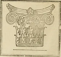 An illustration from Architecture de Philibert de l'Orme ... : uure entiere contenant onze livres, augmentée de deux, & autres figures non encores veuës, tant pour desseins qu'ornemens de maisons : avec vne belle inuention pour bien bastir, & à petits fraiz .. (1626)