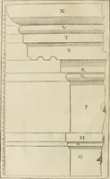 An illustration from Architecture de Philibert de l'Orme ... : uure entiere contenant onze livres, augmentée de deux, & autres figures non encores veuës, tant pour desseins qu'ornemens de maisons : avec vne belle inuention pour bien bastir, & à petits fraiz .. (1626)