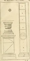 An illustration from Architecture de Philibert de l'Orme ... : uure entiere contenant onze livres, augmentée de deux, & autres figures non encores veuës, tant pour desseins qu'ornemens de maisons : avec vne belle inuention pour bien bastir, & à petits fraiz .. (1626)