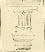 An illustration from Architecture de Philibert de l'Orme ... : uure entiere contenant onze livres, augmentée de deux, & autres figures non encores veuës, tant pour desseins qu'ornemens de maisons : avec vne belle inuention pour bien bastir, & à petits fraiz .. (1626)