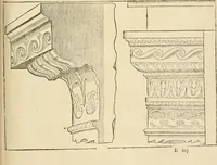 An illustration from Architecture de Philibert de l'Orme ... : uure entiere contenant onze livres, augmentée de deux, & autres figures non encores veuës, tant pour desseins qu'ornemens de maisons : avec vne belle inuention pour bien bastir, & à petits fraiz .. (1626)