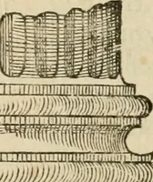 An illustration from Architecture de Philibert de l'Orme ... : uure entiere contenant onze livres, augmentée de deux, & autres figures non encores veuës, tant pour desseins qu'ornemens de maisons : avec vne belle inuention pour bien bastir, & à petits fraiz .. (1626)