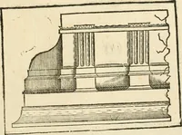 An illustration from Architecture de Philibert de l'Orme ... : uure entiere contenant onze livres, augmentée de deux, & autres figures non encores veuës, tant pour desseins qu'ornemens de maisons : avec vne belle inuention pour bien bastir, & à petits fraiz .. (1626)