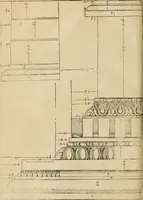 An illustration from Architecture de Philibert de l'Orme ... : uure entiere contenant onze livres, augmentée de deux, & autres figures non encores veuës, tant pour desseins qu'ornemens de maisons : avec vne belle inuention pour bien bastir, & à petits fraiz .. (1626)