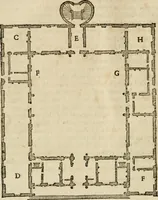 An illustration from Architecture de Philibert de l'Orme ... : uure entiere contenant onze livres, augmentée de deux, & autres figures non encores veuës, tant pour desseins qu'ornemens de maisons : avec vne belle inuention pour bien bastir, & à petits fraiz .. (1626)