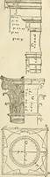 An illustration from Architecture de Philibert de l'Orme ... : uure entiere contenant onze livres, augmentée de deux, & autres figures non encores veuës, tant pour desseins qu'ornemens de maisons : avec vne belle inuention pour bien bastir, & à petits fraiz .. (1626)