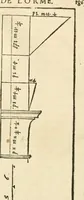 An illustration from Architecture de Philibert de l'Orme ... : uure entiere contenant onze livres, augmentée de deux, & autres figures non encores veuës, tant pour desseins qu'ornemens de maisons : avec vne belle inuention pour bien bastir, & à petits fraiz .. (1626)