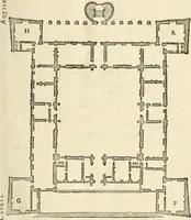 An illustration from Architecture de Philibert de l'Orme ... : uure entiere contenant onze livres, augmentée de deux, & autres figures non encores veuës, tant pour desseins qu'ornemens de maisons : avec vne belle inuention pour bien bastir, & à petits fraiz .. (1626)