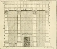 An illustration from Architecture de Philibert de l'Orme ... : uure entiere contenant onze livres, augmentée de deux, & autres figures non encores veuës, tant pour desseins qu'ornemens de maisons : avec vne belle inuention pour bien bastir, & à petits fraiz .. (1626)