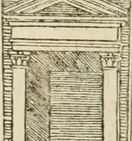 An illustration from Architecture de Philibert de l'Orme ... : uure entiere contenant onze livres, augmentée de deux, & autres figures non encores veuës, tant pour desseins qu'ornemens de maisons : avec vne belle inuention pour bien bastir, & à petits fraiz .. (1626)
