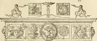 An illustration from Architecture de Philibert de l'Orme ... : uure entiere contenant onze livres, augmentée de deux, & autres figures non encores veuës, tant pour desseins qu'ornemens de maisons : avec vne belle inuention pour bien bastir, & à petits fraiz .. (1626)