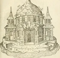 An illustration from Architecture de Philibert de l'Orme ... : uure entiere contenant onze livres, augmentée de deux, & autres figures non encores veuës, tant pour desseins qu'ornemens de maisons : avec vne belle inuention pour bien bastir, & à petits fraiz .. (1626)