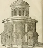 An illustration from Architecture de Philibert de l'Orme ... : uure entiere contenant onze livres, augmentée de deux, & autres figures non encores veuës, tant pour desseins qu'ornemens de maisons : avec vne belle inuention pour bien bastir, & à petits fraiz .. (1626)