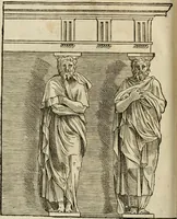 An illustration from Architecture de Philibert de l'Orme ... : uure entiere contenant onze livres, augmentée de deux, & autres figures non encores veuës, tant pour desseins qu'ornemens de maisons : avec vne belle inuention pour bien bastir, & à petits fraiz .. (1626)