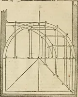 An illustration from Architecture de Philibert de l'Orme ... : uure entiere contenant onze livres, augmentée de deux, & autres figures non encores veuës, tant pour desseins qu'ornemens de maisons : avec vne belle inuention pour bien bastir, & à petits fraiz .. (1626)