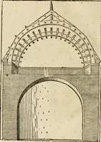 An illustration from Architecture de Philibert de l'Orme ... : uure entiere contenant onze livres, augmentée de deux, & autres figures non encores veuës, tant pour desseins qu'ornemens de maisons : avec vne belle inuention pour bien bastir, & à petits fraiz .. (1626)