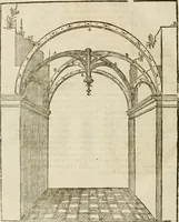 An illustration from Architecture de Philibert de l'Orme ... : uure entiere contenant onze livres, augmentée de deux, & autres figures non encores veuës, tant pour desseins qu'ornemens de maisons : avec vne belle inuention pour bien bastir, & à petits fraiz .. (1626)