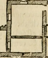 An illustration from Architecture de Philibert de l'Orme ... : uure entiere contenant onze livres, augmentée de deux, & autres figures non encores veuës, tant pour desseins qu'ornemens de maisons : avec vne belle inuention pour bien bastir, & à petits fraiz .. (1626)