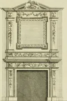 Picture 58 of 62 from Architecture improved, in a collection of modern, elegant and useful designs : from slight and graceful recesses, lodges and other decorations in parks, gardens, woods or forests, to the portico, bath, observatory, and interior ornaments of superb buildings : with great variety of rich embellishments for chimneys in the taste of Inigo Jones, Mr. Kent, &c. : all curiously engraved on fifty copper-plates, octavo (1755), leaf 112