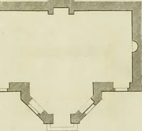 Picture 23 of 62 from Architecture improved, in a collection of modern, elegant and useful designs : from slight and graceful recesses, lodges and other decorations in parks, gardens, woods or forests, to the portico, bath, observatory, and interior ornaments of superb buildings : with great variety of rich embellishments for chimneys in the taste of Inigo Jones, Mr. Kent, &c. : all curiously engraved on fifty copper-plates, octavo (1755), leaf 54