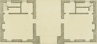 Picture 29 of 62 from Architecture improved, in a collection of modern, elegant and useful designs : from slight and graceful recesses, lodges and other decorations in parks, gardens, woods or forests, to the portico, bath, observatory, and interior ornaments of superb buildings : with great variety of rich embellishments for chimneys in the taste of Inigo Jones, Mr. Kent, &c. : all curiously engraved on fifty copper-plates, octavo (1755), leaf 62