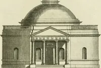 Picture 31 of 62 from Architecture improved, in a collection of modern, elegant and useful designs : from slight and graceful recesses, lodges and other decorations in parks, gardens, woods or forests, to the portico, bath, observatory, and interior ornaments of superb buildings : with great variety of rich embellishments for chimneys in the taste of Inigo Jones, Mr. Kent, &c. : all curiously engraved on fifty copper-plates, octavo (1755), leaf 66