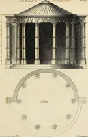 An illustration from Gothic architecture, improved by rules and proportions : in many grand designs of columns, doors, windows, chimney-pieces, arcades, colonades, porticos, umbrellos, temples and pavillions &c. : with plans, elevations and profiles (1747)