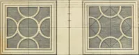 An illustration from Gothic architecture, improved by rules and proportions : in many grand designs of columns, doors, windows, chimney-pieces, arcades, colonades, porticos, umbrellos, temples and pavillions &c. : with plans, elevations and profiles (1747)