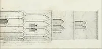 An illustration from An attempt to discriminate the styles of architecture in England : from the Conquest to the Reformation : with a sketch of the Grecian and Roman orders, notices of numerous British edifices, and some remarks on the architecture of a part of France (1835)