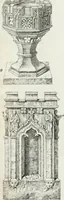 An illustration from An attempt to discriminate the styles of architecture in England : from the Conquest to the Reformation : with a sketch of the Grecian and Roman orders, notices of numerous British edifices, and some remarks on the architecture of a part of France (1835)