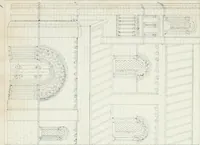 An illustration from An attempt to discriminate the styles of architecture in England : from the Conquest to the Reformation : with a sketch of the Grecian and Roman orders, notices of numerous British edifices, and some remarks on the architecture of a part of France (1835)