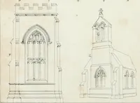 An illustration from An attempt to discriminate the styles of architecture in England : from the Conquest to the Reformation : with a sketch of the Grecian and Roman orders, notices of numerous British edifices, and some remarks on the architecture of a part of France (1835)