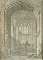 An illustration from An attempt to discriminate the styles of architecture in England : from the Conquest to the Reformation : with a sketch of the Grecian and Roman orders, notices of numerous British edifices, and some remarks on the architecture of a part of France (1835)